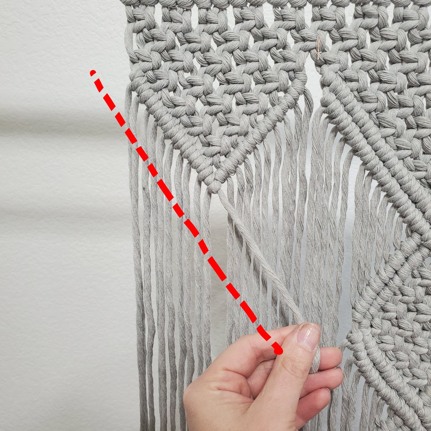 Macrame wall hanging pattern 'Stella'. Digital download.