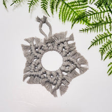 Load image into Gallery viewer, Macrame Christmas star ornament pdf PATTERN. digital download
