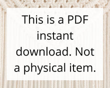 Load image into Gallery viewer, Macrame 12 inch half mandala PDF PATTERN digital download.
