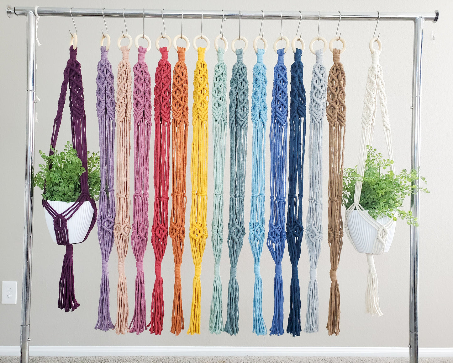 Handmade Macrame plant hangers