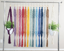 Load image into Gallery viewer, Handmade Macrame plant hangers
