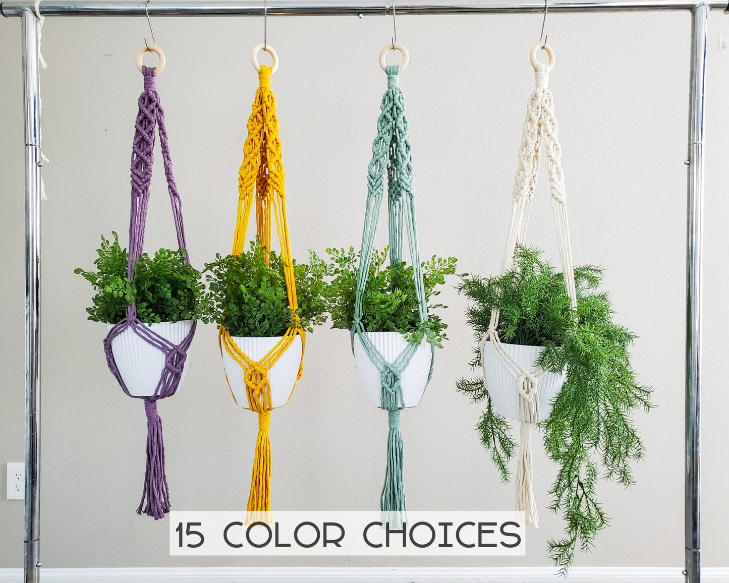 Handmade Macrame plant hangers