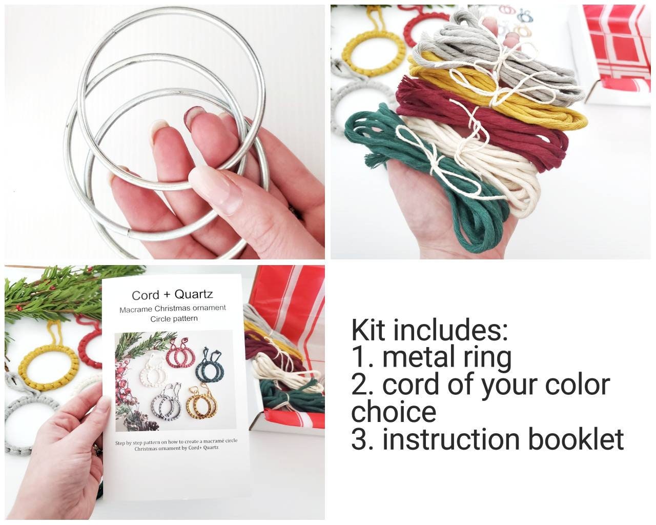  DIY Macrame Kit for Adults Beginners Craft for Making