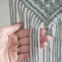 Load image into Gallery viewer, Beginner macrame wall hanging pdf pattern. macrame patterns. macrame tutorials, diy macrame. boho home and wall decor diy.
